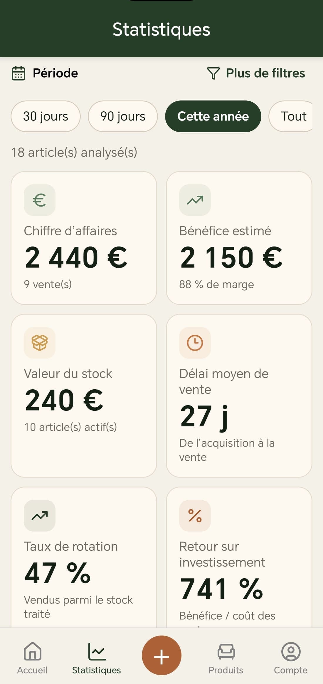 Vos chiffres, en direct